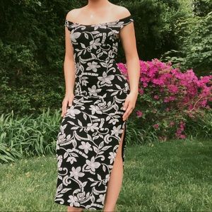 Vintage floral maxi dress